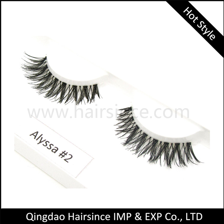 Cheap price synthetic hair lashes 100% handtied mink hair lashes 3D mink hair lashes human hair lashes supplier